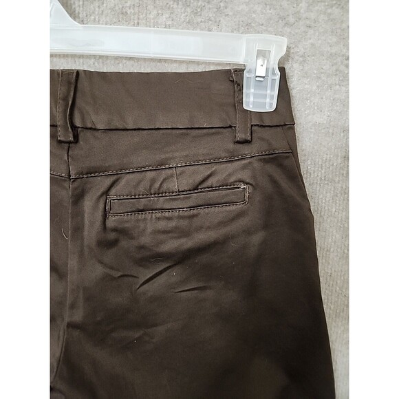 Lee Modern Series Curvy Fit Trouser Pants Women 8 Short Brown Cotton Stretch NEW - Picture 5 of 9